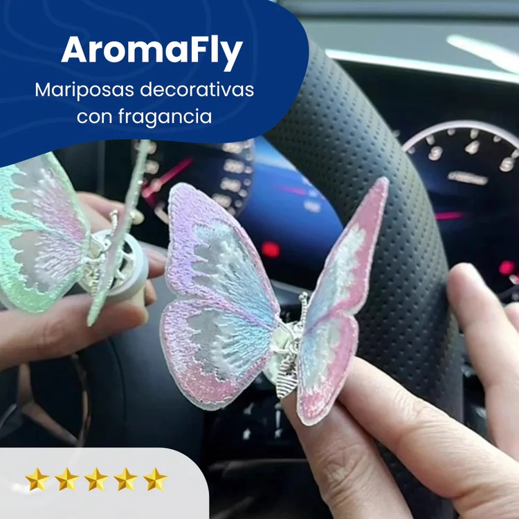 SET X3 MARIPOSAS DECORATIVAS AROMAFLY